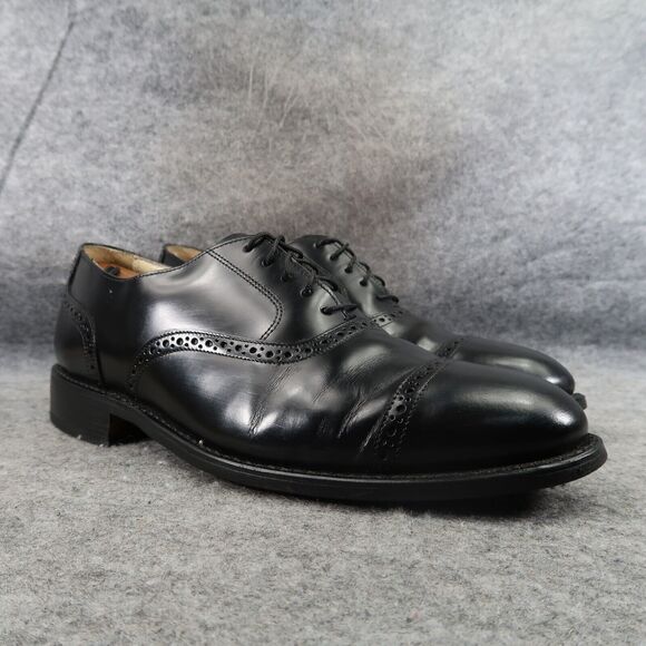 Bostonian Classics Oxfords Mens US 8.5M Black Leather Cap Toe Formal Dress Shoes Bostonian Oxford Black Dress Shoes for Men for sale | eBay main image 2